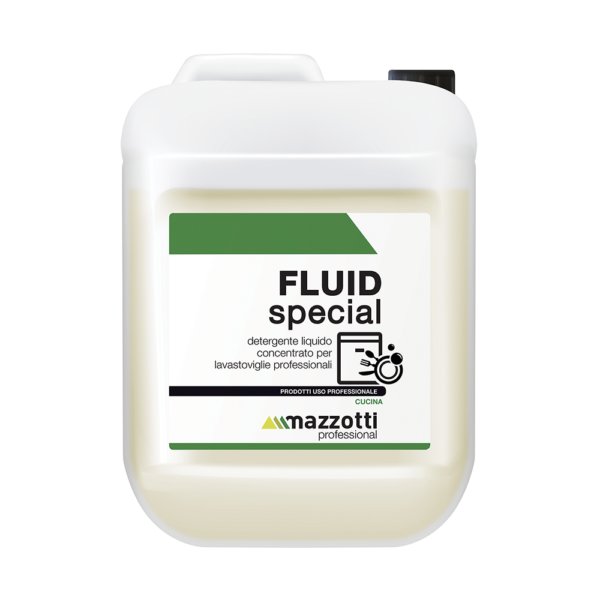 Fluid Special ha un potere detergente e sgrassante senza pari ed è privo di cloro.