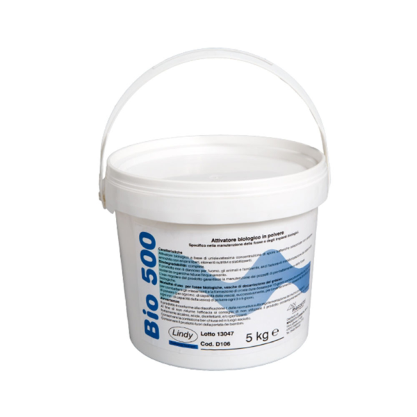 Lindy Bio 500 è un attivatore biologico a base di batteri naturali specifico per la manutenzione di fosse, scarichi e impianti senza rischi per l'ambiente.