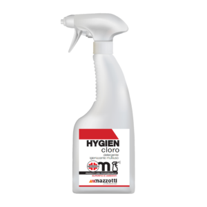 Hygien cloro è un detergente multiuso igienizzante pronto all’uso e senza risciacquo